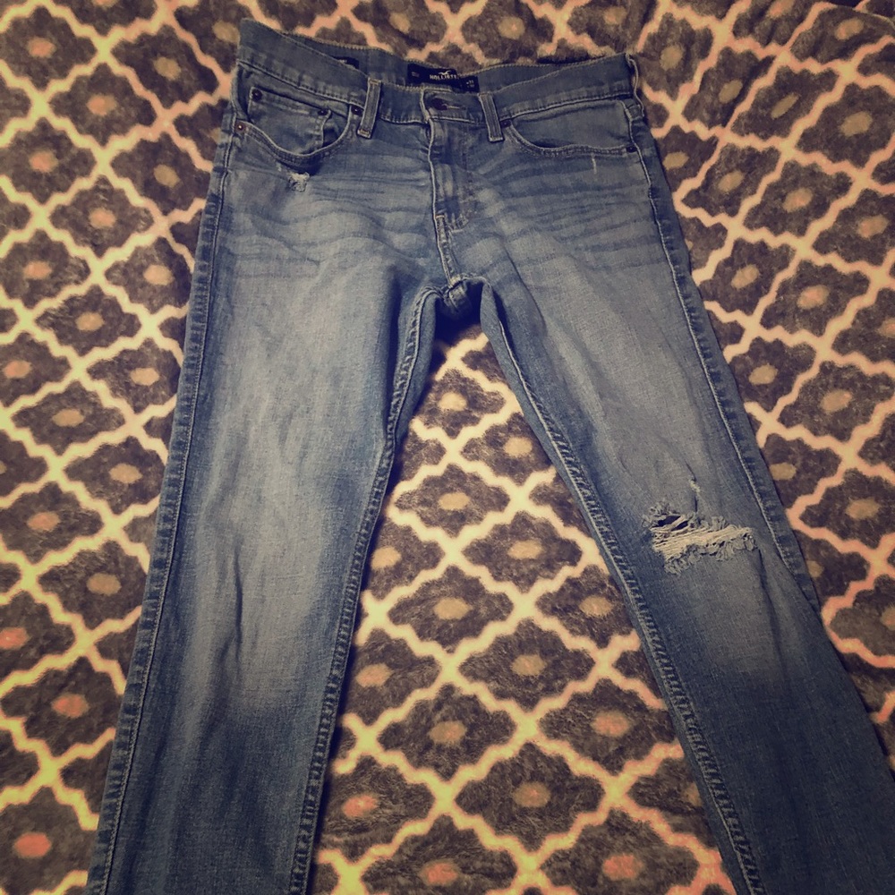Distressed Hollister Jeans